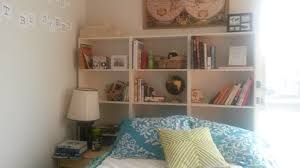 These diy headboard ideas with plans are simple enough that you can make them over a weekend. My Ikea Hack Making A Budget Bookshelf Headboard 1 2 3 My First Apartment
