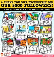 Mini Calendars Clipart Freebie Clip Art Freebies Mini Calendars Calendar Clipart