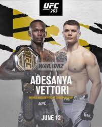 Don't miss a single strike of ufc 263, featuring the middleweight title fight between israel adesanya and marvin vettori and the flyweight title fight rematch between deiveson figueiredo and brandon. Oficialno Israel Adesanya Marvin Vettori Ii Na Ufc 263