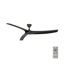 70 inch ceiling fans with lights are perfect indoors and outdoors where they can do double duty providing both general, overhead lighting and air and for the ultimate ease of use, search for a fan that comes with a remote. Aqua Ip66 Dc Ceiling Fan With Remote Black 70