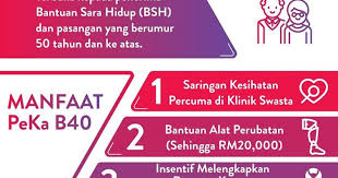 Proses mendapatkan manfaat peka b40. Peka B40