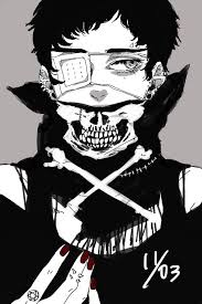 Black And White Anime Boy Scary Pin By Angielepup On Dark Anime Character Art Pix Art Dark Anime