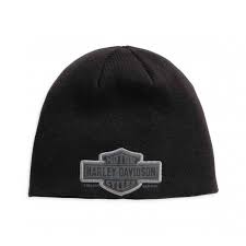Harley Davidson Mens Trademark Bar Shield Knit Hat