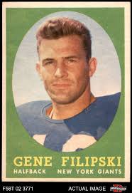 1958 Topps Football Complete Set