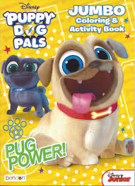 This was like shapes coloring pages and alphabetical letter coloring pages. Disney Puppy Dog Pals Jumbo Coloring Activity Book Pug Power Disney Junior 9781505054736 Amazon Com Books