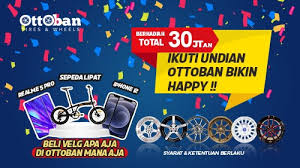 Keberadaan ban tentunya sangat penting bagi setiap kendaraan, termasuk untuk motor. Promo Undian Beli Velg Dapet Iphone 12 Ottoban Indonesia