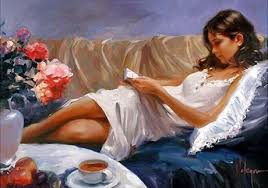 Image result for tranh vẽ thiếu nữ