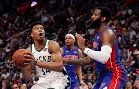 Antetokounmpo Gets 16th Double Double As Bucks Beat Pistons