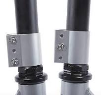 Urban Riders Speedy Plus 5 Pro Trick Scooter | 100mm Cast PU Wheels with  Metalized ABS Composite Core (Silver)
