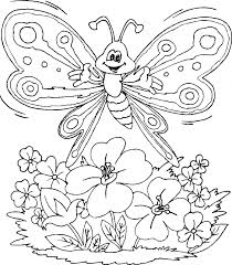 Flowers and butterflies coloring pages. Print Download Some Common Variations Of The Flower Coloring Pages Butterfly Coloring Page Spring Coloring Pages Flower Coloring Sheets