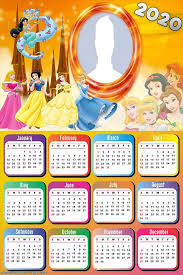 Our free printable 2021 calendar are available as microsoft word documents, open office format, pdf and image formats. Disney Princesses Free Printable 2020 Calendar Oh My Fiesta In English