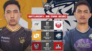 Menyisakan tiga hari lagi menuju 13 agustus, mpl i. Jadwal Mpl Season 5 Week 8 Hari Ini 28 Maret 2020 Link Streaming El Clasico Evos Vs Rrq Surya