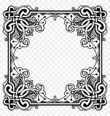 Shipped with usps first class. Pattern Border Png Picture Frame Png Bw Clipart 969478 Pikpng