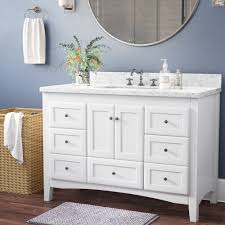 This makeup area takes a more traditional track. 48 Inch Bathroom Vanities Wayfair