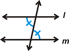 Find the measure of angle m in the figure shown. Alternate Interior Angles Ck 12 Foundation