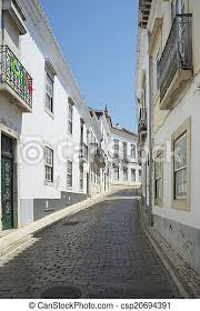 Faro tourist information and tourism. Street In Faro Old Town Algarve Portugal Canstock