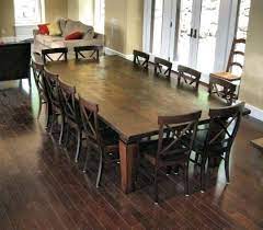Seb collection dining set this table is crafted entirely from solid acacia wood and designed with clean. 12 Person Dining Room Table Set Square Dining Tables 12 Seat Dining Table Large Dining Room Table
