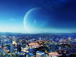 City Night Planet Wallpaper Hd City 4k Wallpapers Images Photos And Background Wallpapers Den City Lights Wallpaper Fantasy City City Wallpaper