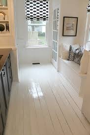 Modern Jane White Painted Floor Part 2 A Finished Kitchen White Painted Floors White Painted Wood Floors Wood Floor Kitchen