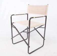 Retro Vintage Folding Directors Chair Danish 1 Of 4 Chair Black Steel Garden Retro Furniture Chair Retro Vintage