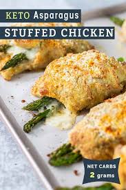 Asparagus Stuffed Chicken Blissfullylowcarb Com Chicken Asparagus Chicken Dinner Recipes Asparagus Recipes Baked