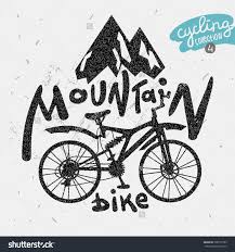Mountain Biking Hand Drawn Lettering How To Draw Hands Bike