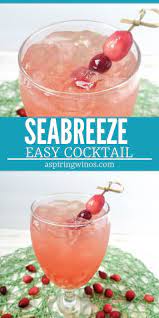 Unlike most of our cocktail. Are You Looking For A Refreshing Summer Cocktail Whip Up This Seabreeze Cocktail In Less Than 5 Minutes Check It Out Here Easy Summer Drinks Vodka Cocktails Easy Seabreeze Cocktail