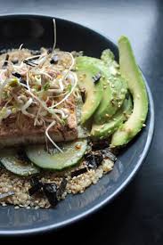Bol De Quinoa Au Tofu Avocat Et Concombre Sauce Sesame Gingembre Bol De Quinoa Cuisine Vegetarienne Recette Vegetarienne Facile