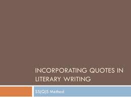 Here are just some of them. Integrating Literary Quotations How To Quote Lines Of Verse From The Odyssey How To Make A Quote Sandwich Ppt Download