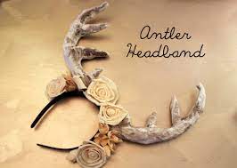 Diy Antler Headband Arbitraryambrosia Diy Antlers Headband Antler Headband Halloween Fun