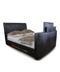 These king size tv bed come with amazing features and enhance safety and the quality of sleep. Sonic King Size Bonded Leather Tv Bed 25 Off Woodlers