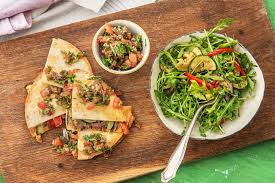 Garden Quesadillas Recipe Hellofresh Recipe Hello Fresh Recipes Veggie Quesadilla Hello Fresh