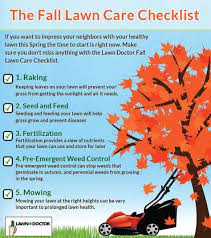 Fall Lawn Care Checklist Lawn Doctor