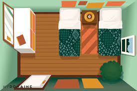 Once again a stool beside the bed serves as the nightable. 7 Best Small Bedroom Layout Ideas For Any Home