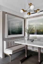 Stylish Modern Apartment With Views Of Central Park In New York Dining Nook Interior Design Kitchen Interior