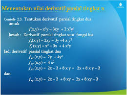 Apa yang disebut diferensiasi tingkat tinggi? Modul Ke Matematika 1 Derivatif Parsial Fakultas Teknik Imelda Uli Vistalina Simanjuntak S T M T Program Studi Teknik Elektro Pdf Free Download