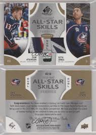 The flyers traded voracek to the columbus blue jackets for cam atkinson, saturday, july 24, in the first major trade on the second day of the nhl draft. 2019 20 Upper Deck Sp Game Used 25 Cam Atkinson Seth Jones As2 Aj Dual Patch Ebay