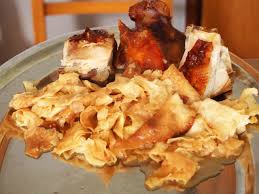 Traditional Croatian Recipes Roast Turkey With Mlinci Chasing The Donkey Recipes Croatian Recipes Roasted Turkey