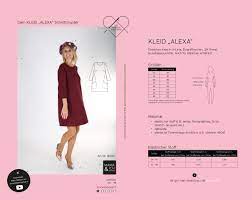 Kostenlos schnittmuster kleid sommerkleid in a 2019 10 28. Einfaches Kleid Nahen Damen Alexa Schnitt Pdf Download Die Kleidermacherin