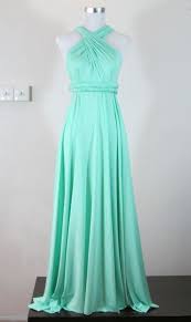 Full Length Floor Length Pastel Mint Green By Herbridalparty 55 00 Except I Want It In Teal Turquoise Multi Way Dress