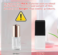 Amazon.com: BOSMIOW 6 Pack 15ml Thick Frosted Glass Pump ...