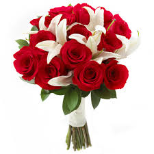 Con i nostri bouquet puoi goderti una durata. Bouquet Con Gigli Bianchi E Roselline Rosse Fiori Online Vendita E Consegna Fiori A Domicilio Rose E Bouquet
