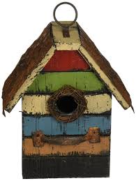Bird House Kits For Adults Amazon Carson Home Accents Vintage Stripes Birdhouse Visit The Image Link More Details It Is Amazon Affiliate Li Bird Houses Bird House Kits Handmade Birdhouses