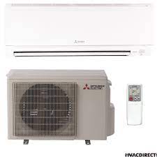 By contrast, ducted split system condensing capacity ranges from 18,000 to 60,000 btu. Mz Gl09na 9 000 Btu 24 6 Seer Mitsubishi Ductless Mini Split Heat Pump Hvacdirect Com