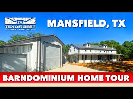 At texas best construction, we provide high quality contracting work all over the dallas and fort worth metropolitan area. 3100 Sqft Finished Mansfield Barndominium Home Tour Texas Best Construction Youtube Barndominium House Tours Barn House Plans