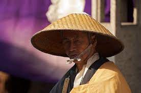 Japanese Man In Traditional Clothing And Hat Hats Japanese Men Traditional Outfits
