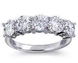Build Your Own Five Stone Diamond Engagement Ring In Platinum Diamond Engagement Rings Engagement Rings Vintage Engagement Rings