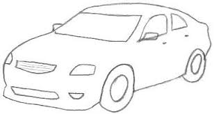 Pencil Car Drawings Car Drawings Car Drawing Kids Simple Car Drawing
