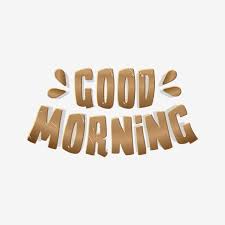 Good Morning Typography Good Clipart Abstract Background Png And Vector With Transparent Background For Free Download Typography Good Morning Clip Art