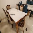 Wooden Modern Marble Dining table